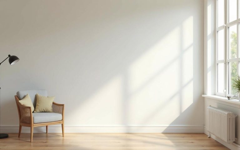 Illustration réaliste sur Combien de temps pour peindre un mur : guide complet des durées réelles