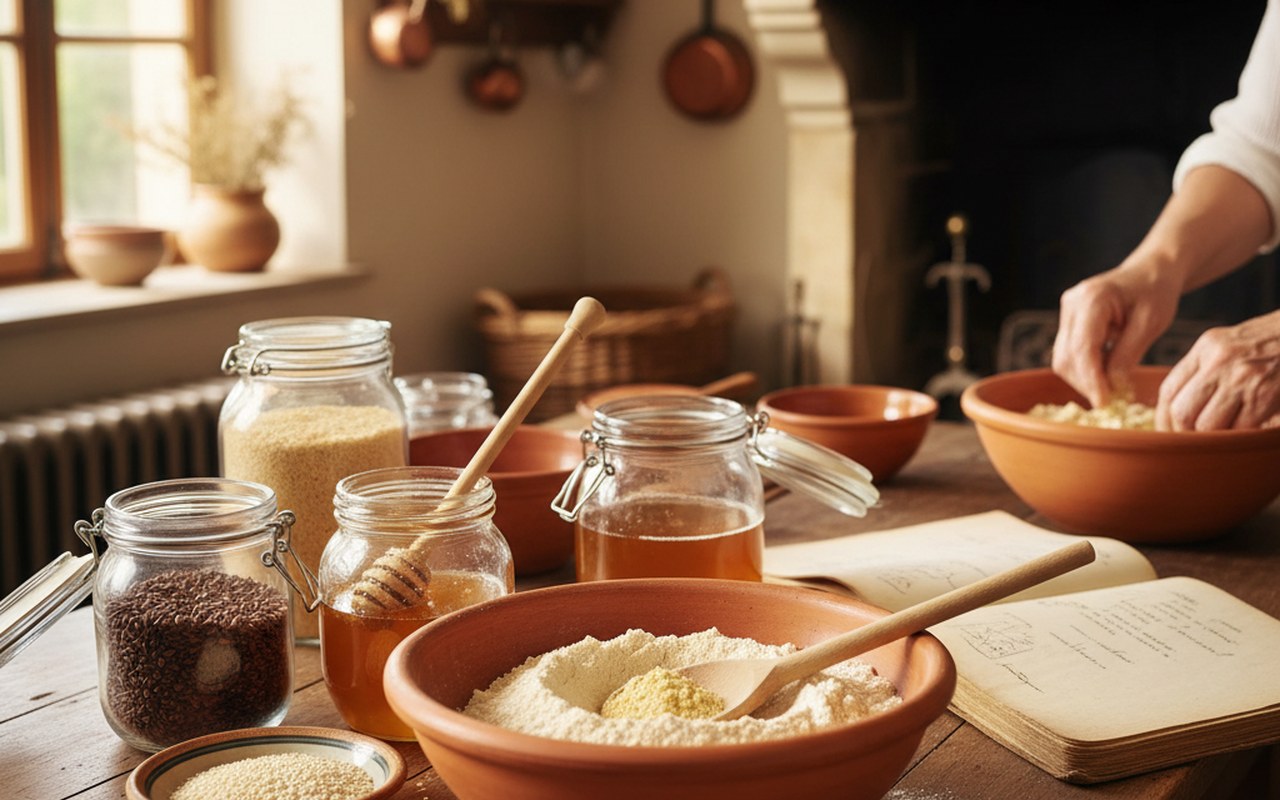 Ingrédients naturels pour recettes de grand-mère visant à grossir les fessiers.